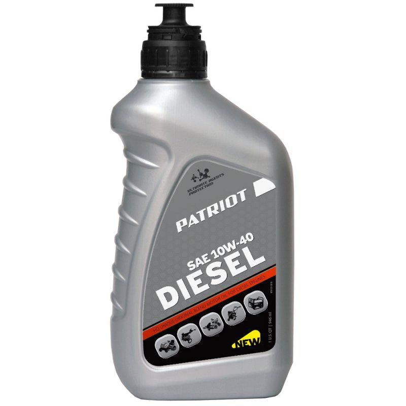 Масло полусинтетическое Patriot DIESEL SAE 10W-40 API CF-4 (0.946 л)