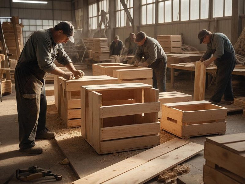 Производство деревянной тары в СПб: требования, технологии и преимущества